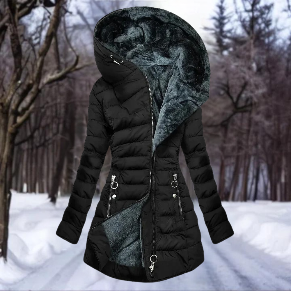 Senna™ | Elegant Plush Coat for Women