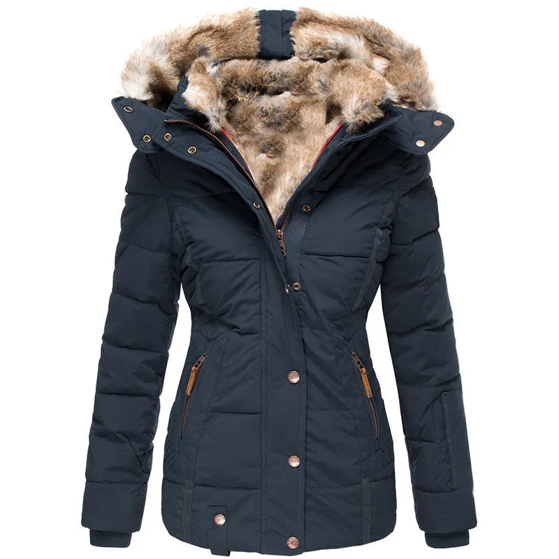 Asia™ | Warm Winter Coat with Fur Lining