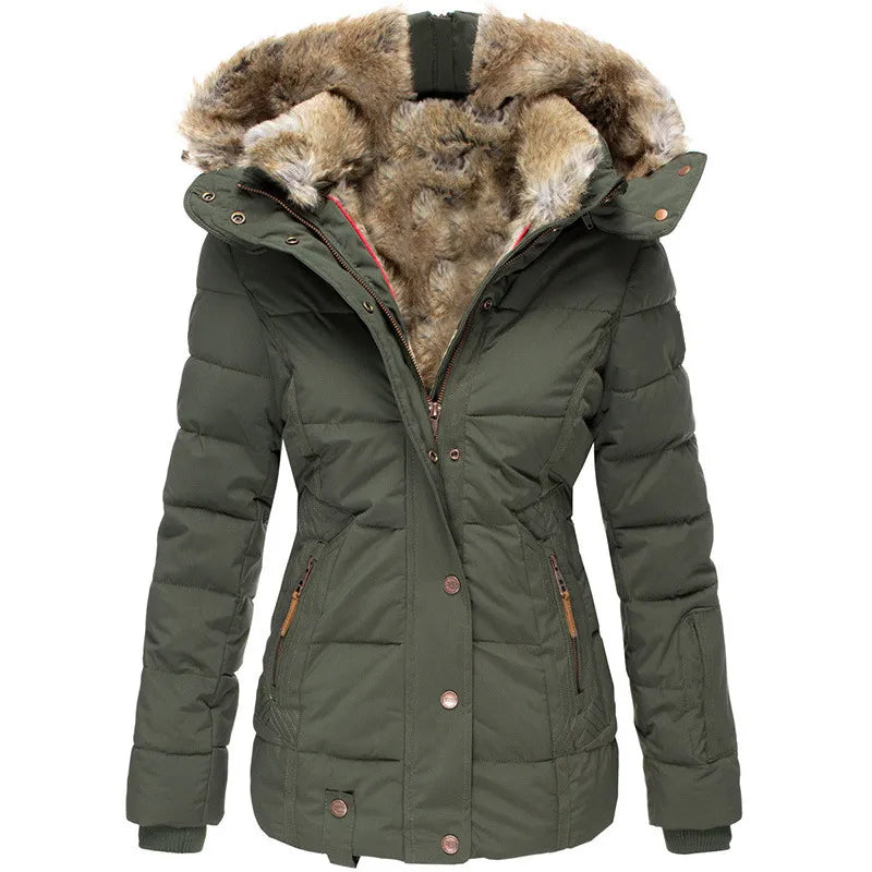 Asia™ | Warm Winter Coat with Fur Lining