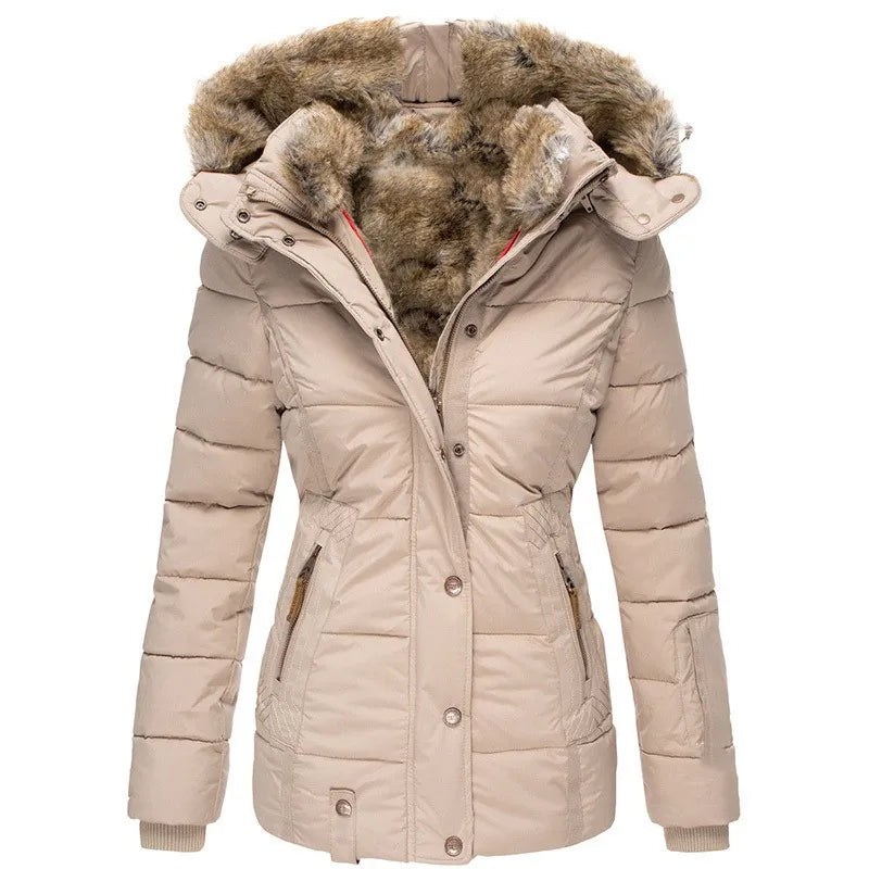 Asia™ | Warm Winter Coat with Fur Lining