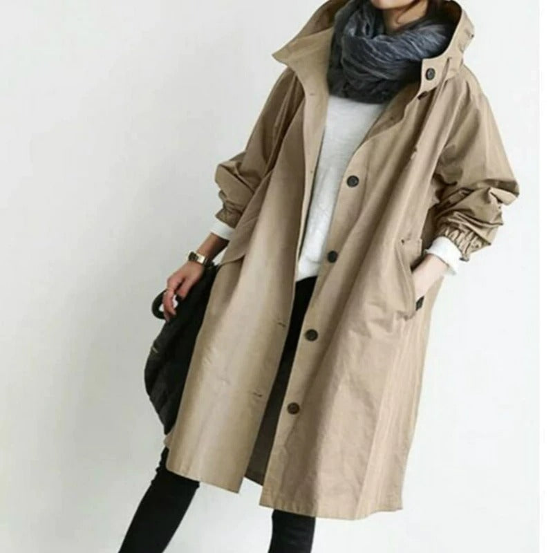 MANDY™ | Elegant Weatherproof Trench Coat