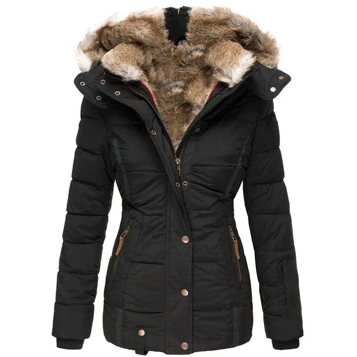 Asia™ | Warm Winter Coat with Fur Lining