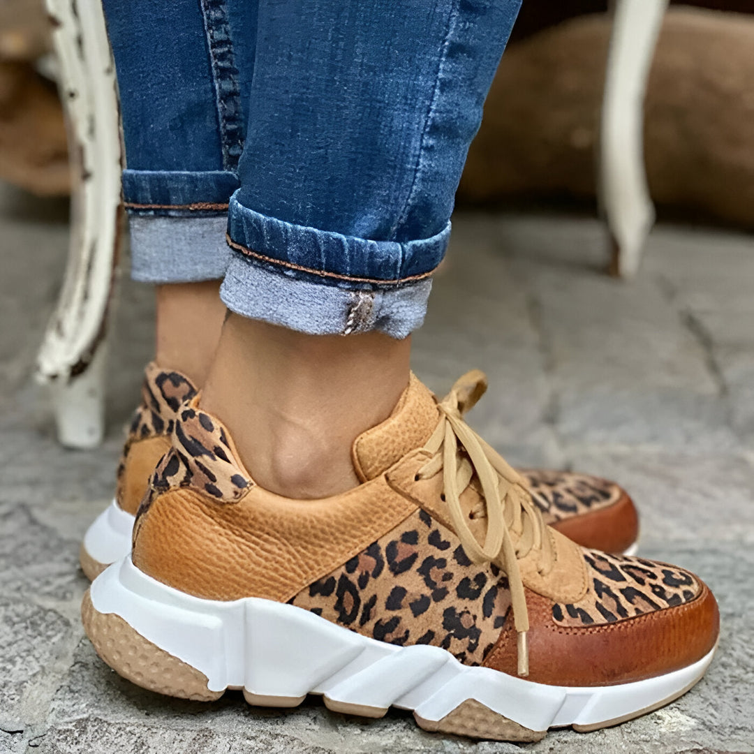 Sierra™ | Trendy Leopard Sneakers